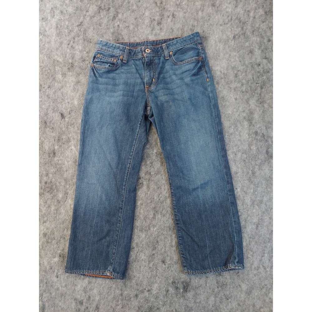 Ralph Lauren Blue Cropped Ankle Jeans